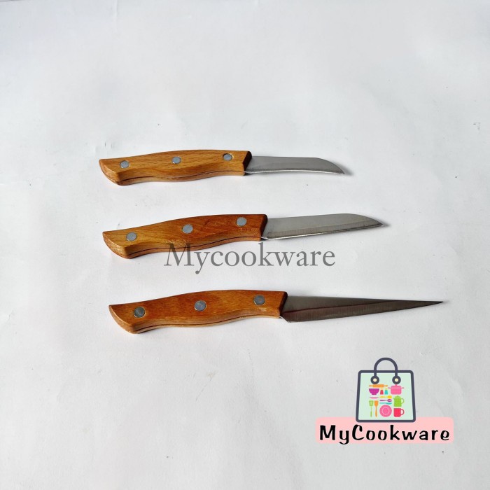 

Terlaris Pisau Garnish Pisau Ukir Buah Carving Set Homepro Isi 3 Pcs