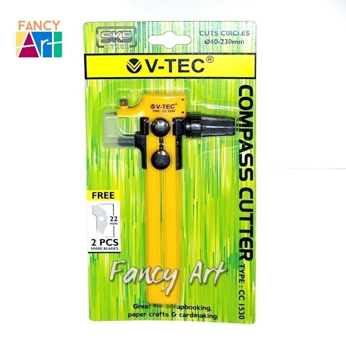 

Terlaris V-Tec Compass Cutter Circle Cutter Paper Craft Pemotong Lingkaran