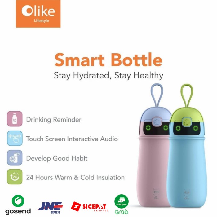 Terlaris Olike Smart Bottle _ Botol Pintar / Botol Minum Anak Original / Promo