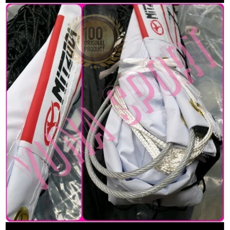 KNBM-74 NET VOLI MITZUDA VN199 ORIGINAL NEW STOCK VOLLEYBALL NET JARING ASLI KNJ