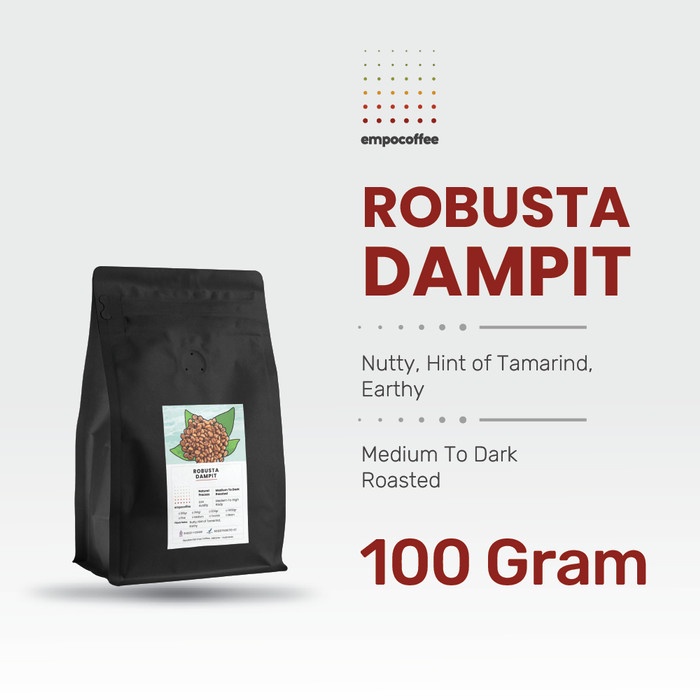 

Nikmati Kopi Robusta Dampit Malang Java Coffee Bean Espresso Roast Coffe 100Gr Hemat