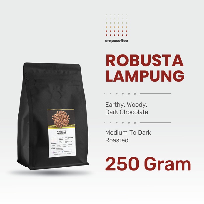 

Sale!!! Kopi Robusta Lampung Tanggamus Sumatra Coffee Espresso Coffe 250 Gram Sale!!!