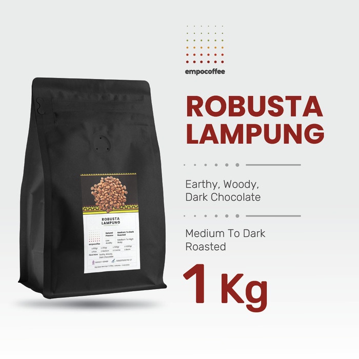 

Cuci Gudang Kopi Robusta Lampung Tanggamus Sumatra Coffee Bean Espresso Coffe 1 Kg Terbatas