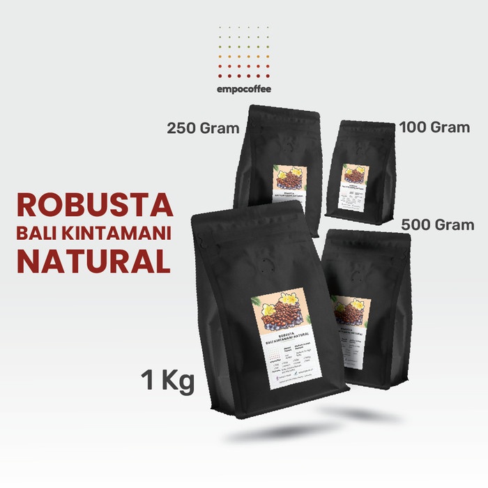 

Diskon Biji Kopi Bubuk Robusta Bali Kintamani Coffee Roasted Espresso Coffe Promo