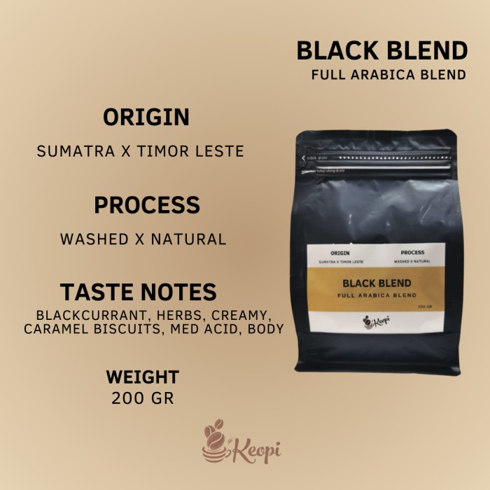 

Dijual Biji Kopi Full Arabica/ Black Blend Coffee Beans Limited