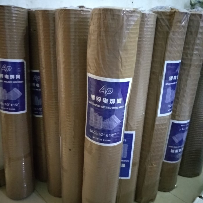 Latins Kawat Loket Galvanis Kawat Ram Putih Kawat Patri 1/2" 3/4" 1" 1Meter