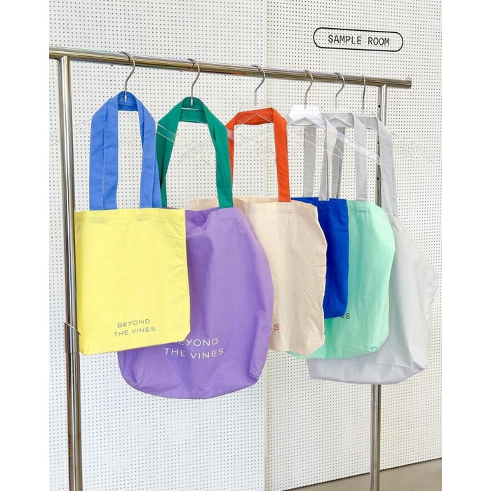 Btv Shopper Tote Beyond The Vines Cotton Bag