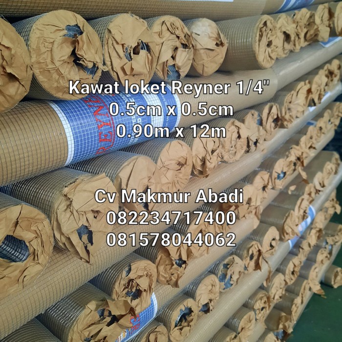 Latins Kawat Loket Reyner Seperempat Inc , Tahan Karat