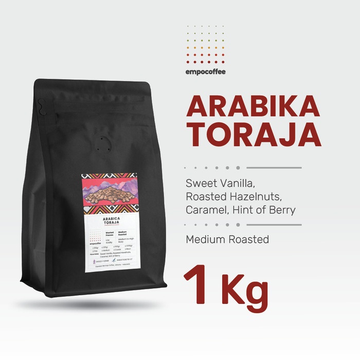 

Terbatas Kopi Arabika Toraja Sapan Arabica Coffee Roasted Bean Coffe Beans 1 Kg Bergaransi