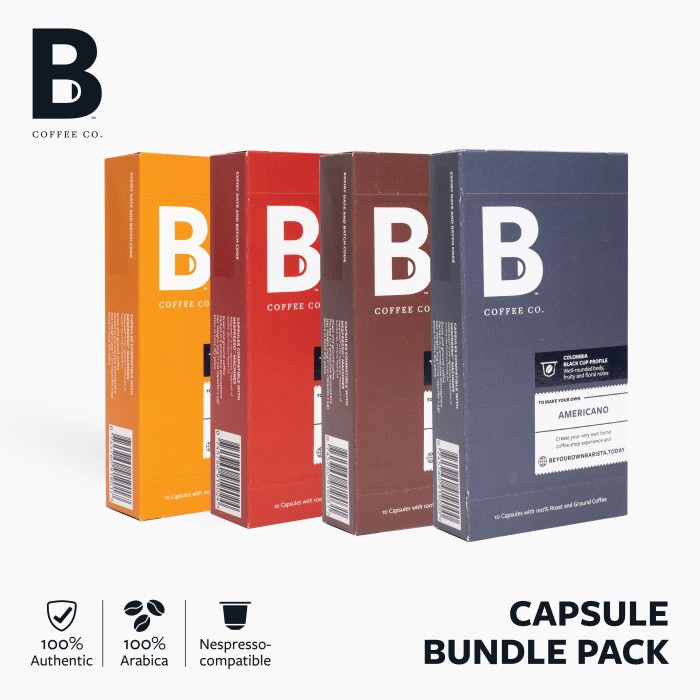 

Spesial B Coffee Co. Capsule Bundle - Kopi Kapsul Nespresso Compatible Capsule Sale!!!