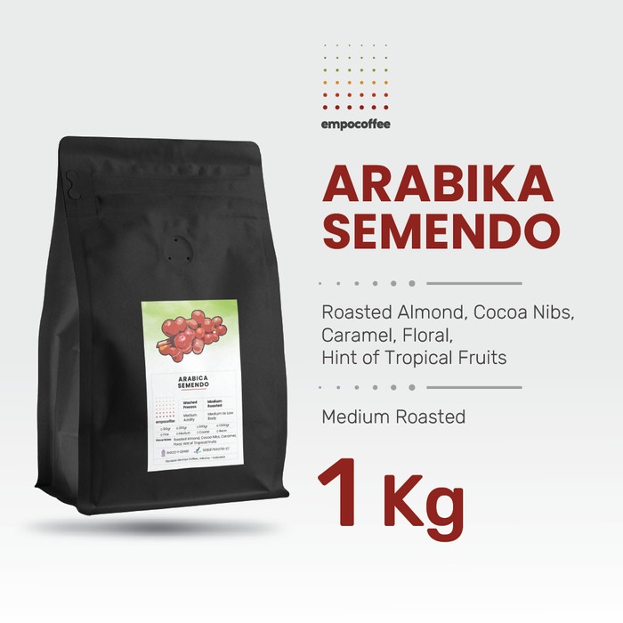 

Murah Kopi Arabika Semendo Sumatra Arabica Coffee Roast Bean Coffe Beans 1Kg Diskon