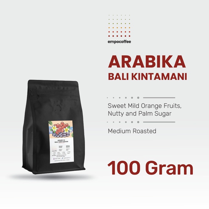 

Gaya Kopi Arabika Bali Kintamani Arabica Coffee Bean Coffe Beans 100 Gram Murah