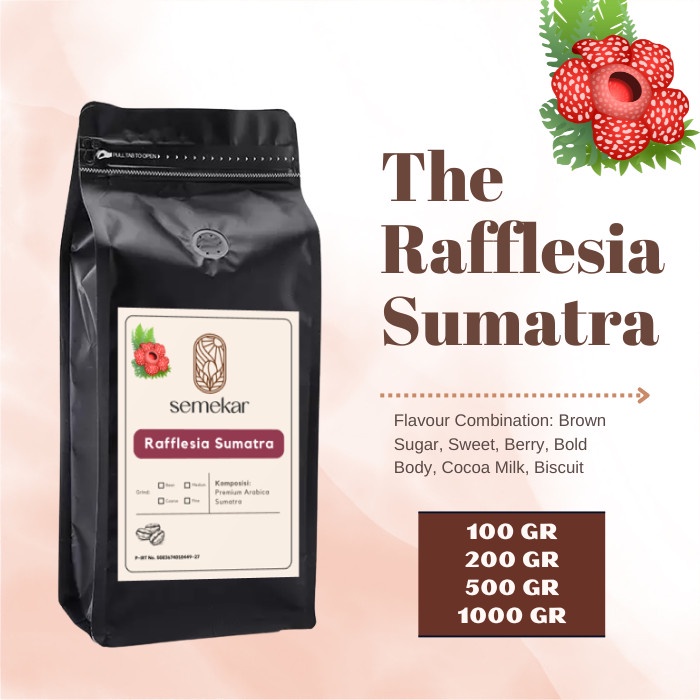 

Cantik Rafflesia Sumatra Specialty Arabica Kopi Biji Bubuk Coffee By Semekar Berkualitas