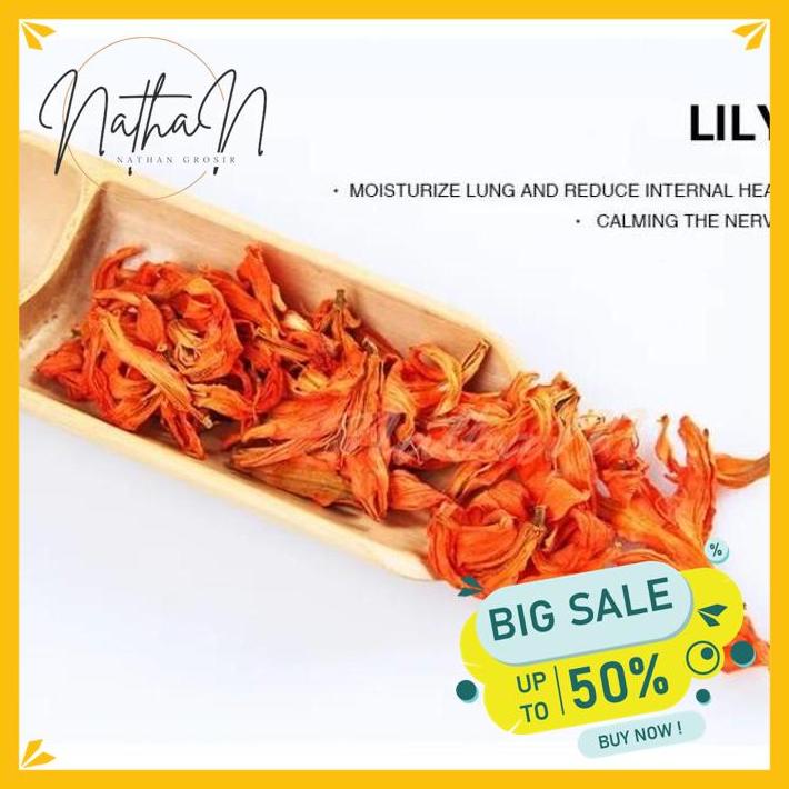 

ORANGE LILY FLOWER TEA / TEH BUNGA LILY ORANGE KOMBU-CHAN TISANE BEST PRODUK