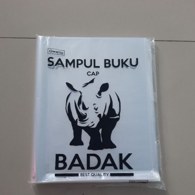 

☍Ready Stock➱ Sampul buku plastik badak Qwarto/Quarto kuarto isi 100 lembar A73 ✰