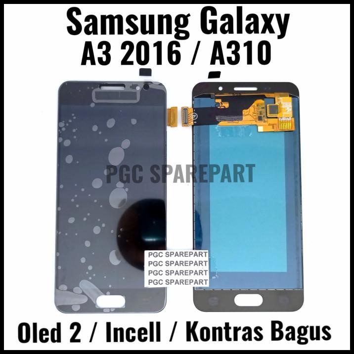 Terlaris Lcd Touchscreen Fullset Incell Oled 2 Samsung Galaxy A3 2016 / A310