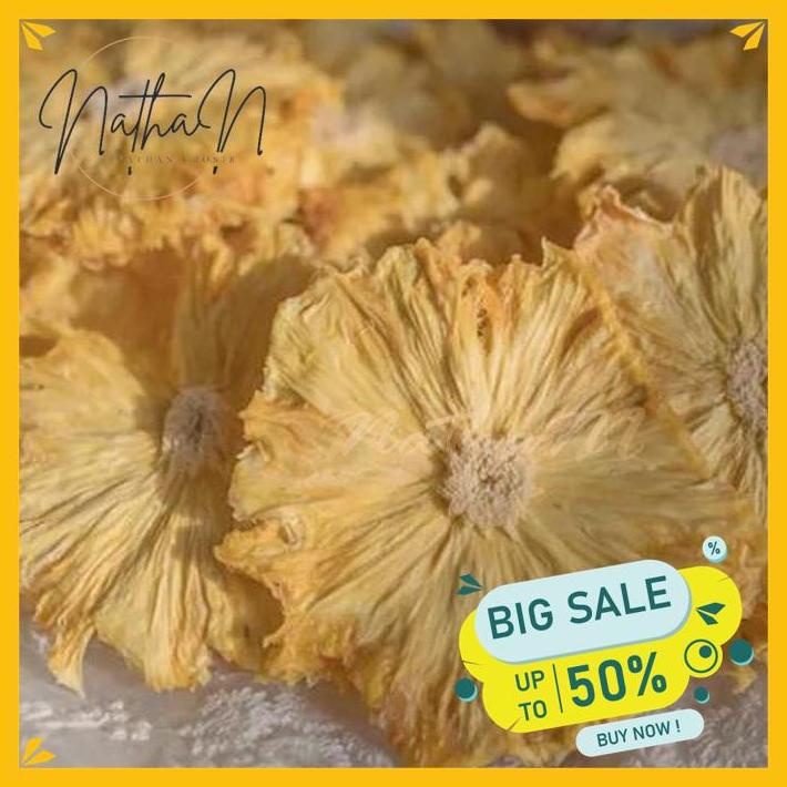 

DRIED DEHYDRATED PINEAPPLE SLICE / BUAH NANAS IRIS KERING PRODUK TERBAIK