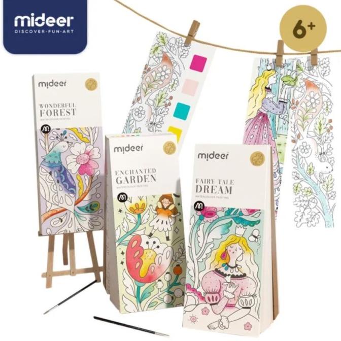 

MIDEER WATERCOLOUR PAINTING MAINAN EDUKASI ANAK SENI LUKIS FREE BRUSH