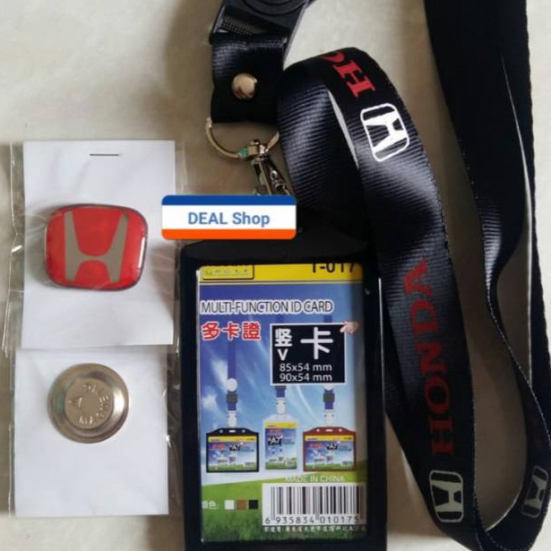

[PROMO AZH5] Satu Set Pin Honda dan Tali IdCard Weekend