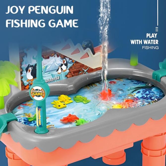 FISHING GAME PENGUIN | MAINAN PANCINGAN ANAK MAINAN PANCING IKAN BESAR