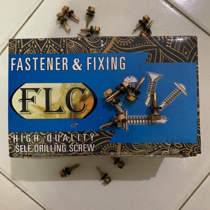 Drilling 12 X 20 Flc / Self Drilling Screw / Sekrup Baja Ringan Kuning