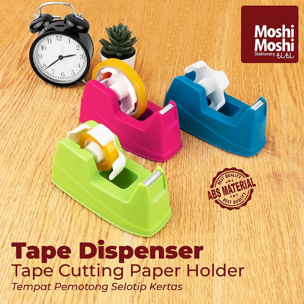 

Ready❋ Tape Dispenser Cutting Paper Holder Pemotong Selotip Perekat Kertas 064 ❇