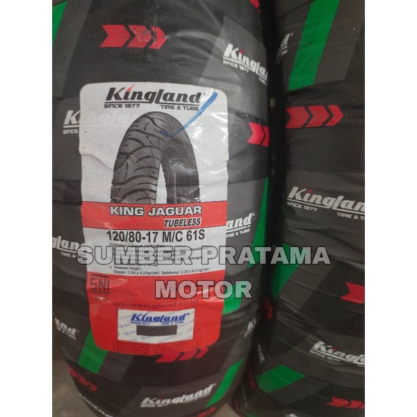 Ban tubles kingland king jaguar 120/80-17 ban motor ring 17