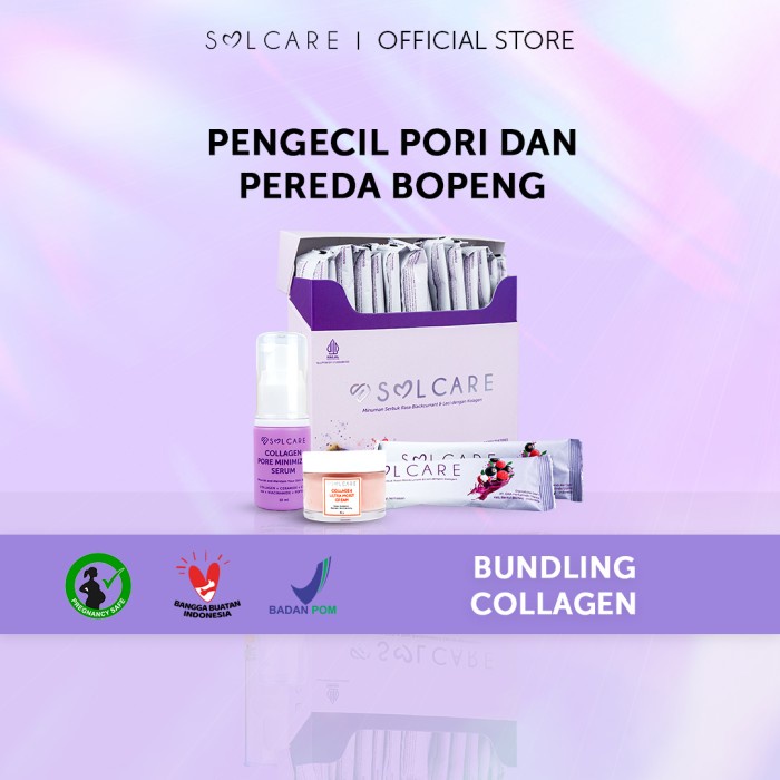 Solcare Bundling Collagen Serum + Cream + Drink