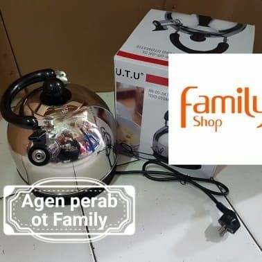 TERLARIS Teko Listrik Bunyi / Electric Whistling Kettle Stainless UTU 5 Liter /TEKO LISTRIK/TEKO