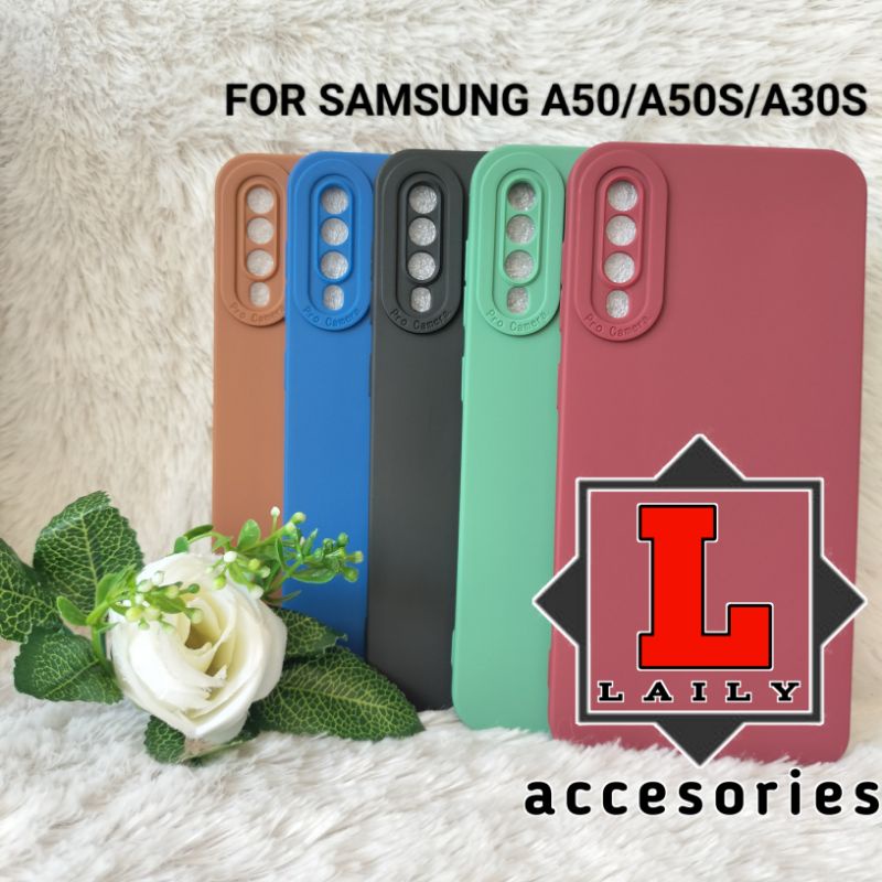 Softcase Macaron Pro Camera Samsung A50/A50S/A30S Silikon Case Casing