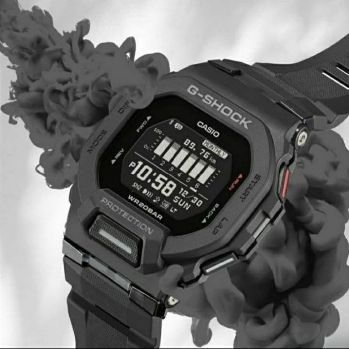 JAM TANGAN PRIA ORIGINAL DIGITAL PRIA WANITA GBD200 GBD 200 ABU ABU ORANGE ORANYE - Hijau U8A2 termu