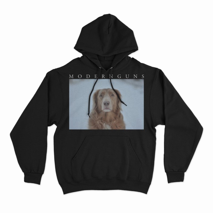 Modern Guns - DOG Pullover Hoodie Black