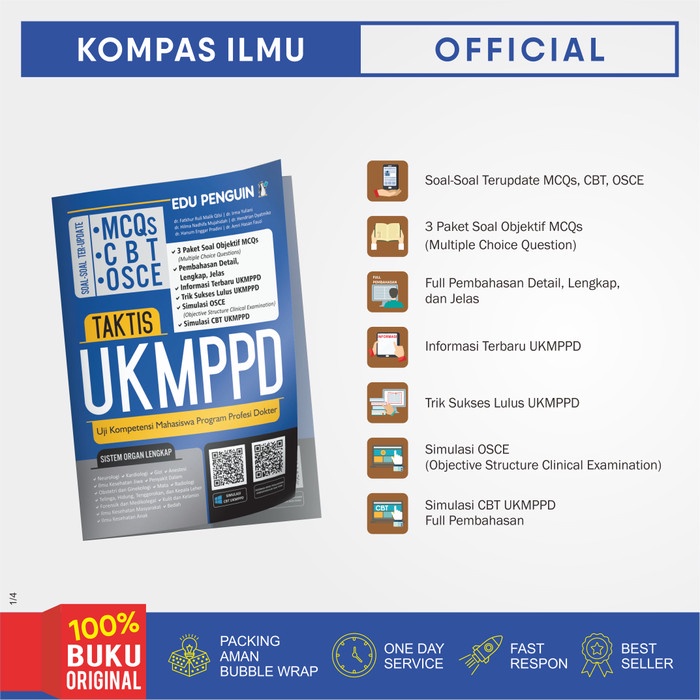 Terlaris Buku Taktis Ukmppd Kedokteran