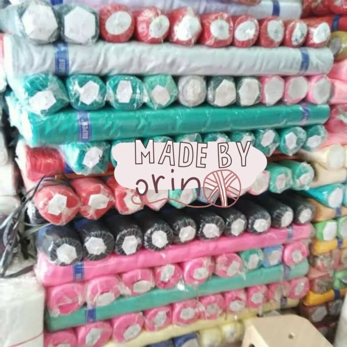 Terlaris Kain Saten Satin Dekor 1 Roll