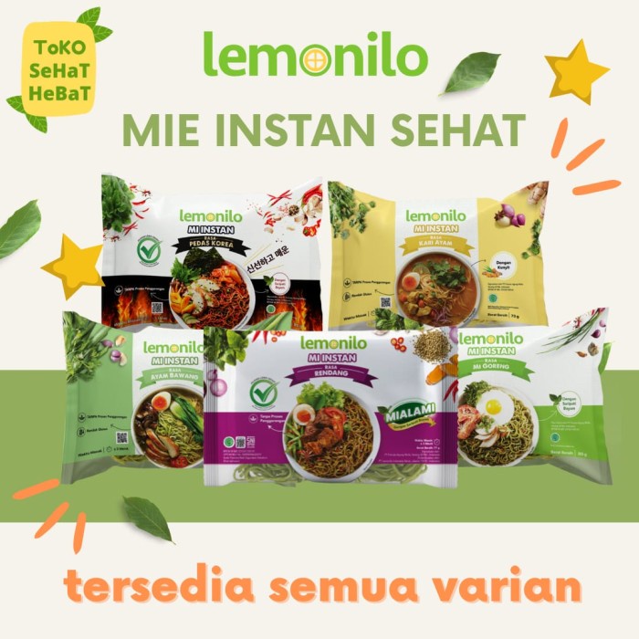 

Lemonilo Mie 1 Kardus isi 20 pcs - Goreng & Kuah