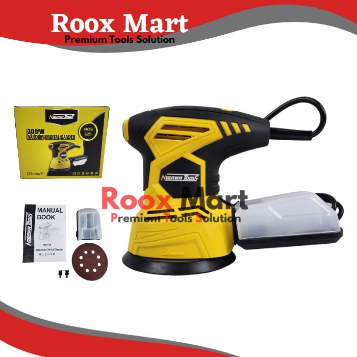 Terlaris Orbital Sander 5" Amplas Bulat Nagawa Tools Nos125