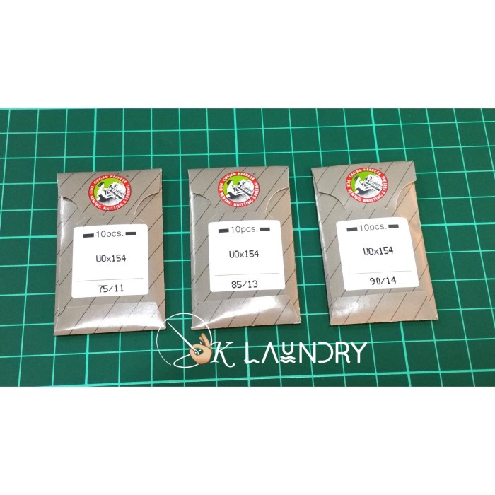 

JARUM ORGAN/ORGAN NEEDLES UO X 154 (MESIN JAHIT HIGH SPEED OBRAS)