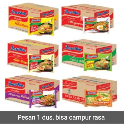 

Kemasan Terbaru 1 Dus Indomie Goreng Kari Ayam Soto Bawang