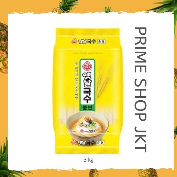 

Ottogi Mie Gandum Wheat Noodle 3Kg / Yetnal Guksu Made In Korea Bestseller Mie Impor