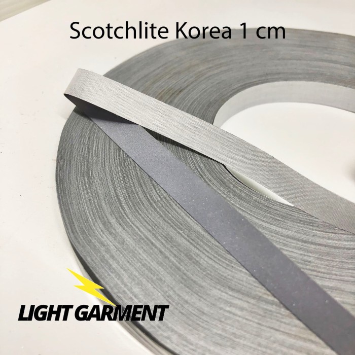 

SCOTCHLITE SKOTLET SCOTLIGHT PITA PEMANTUL CAHAYA KAIN KOREA 1 CM