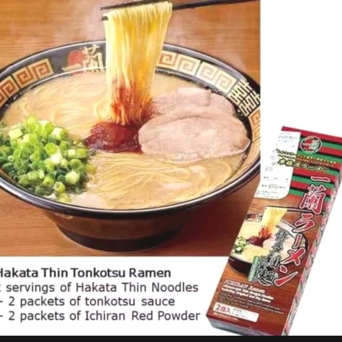 

Ichiran Ramen 1 Box Isi 2 Pcs Bestseller Mie Impor