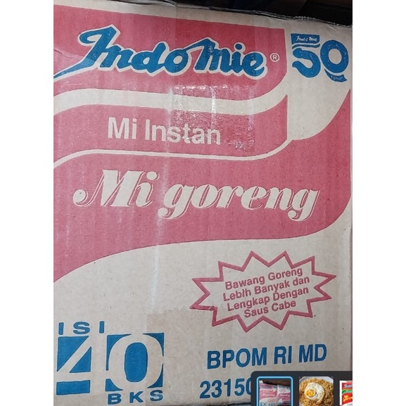 

Indomie Goreng 1dus 40pcs