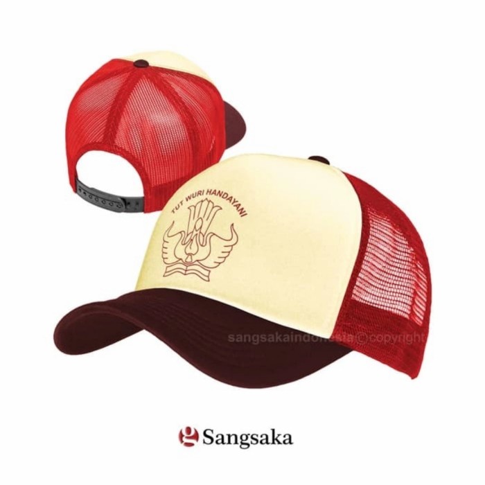 topi Topi Pria Trucker Tutwuri Handayani - Topi SD - Topi Polos - TC1(Z5S8) topi pria jaring topi pr