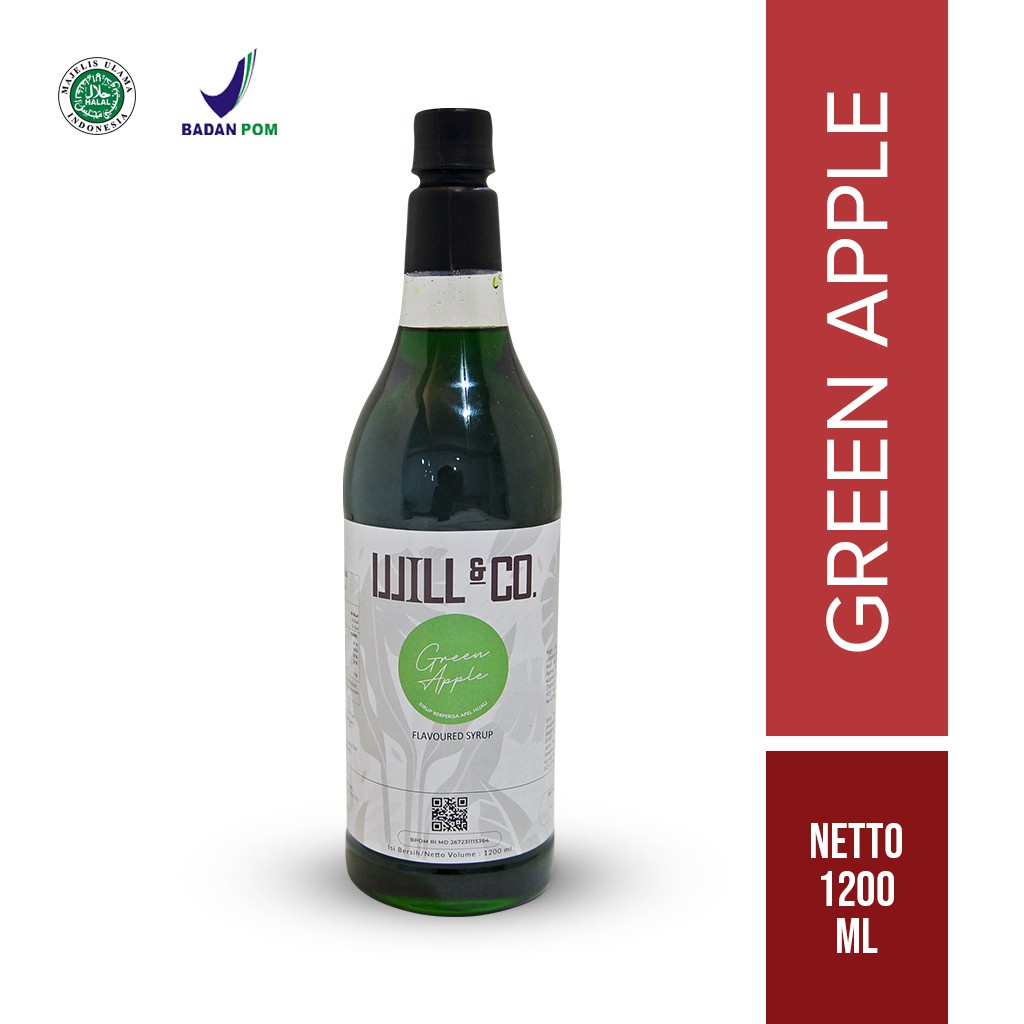 

Will&Co Sirup Green 1.2 Liter