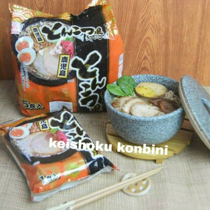 

Higashimaru Kagoshima Tonkotsu Ramen 5Pac @78,5G Bestseller Mie Impor