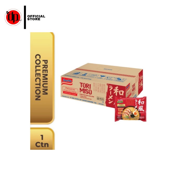 

Indomie Mi Instan Premium Tori Miso Japanese Ramen 86 g - 1 Dus Isi 20