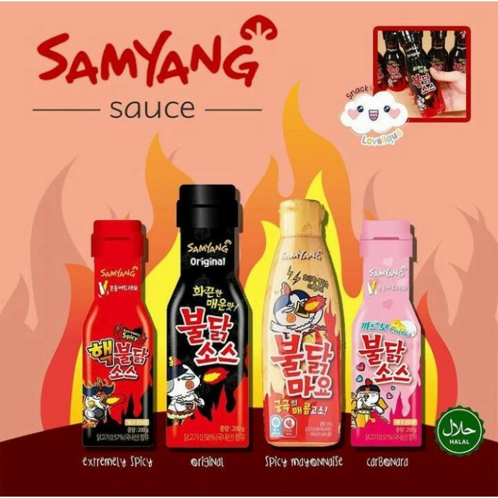 

Samyang Buldak Sauce Original Extremely Spicy Carbonara Spicy May Bestseller Mie Impor