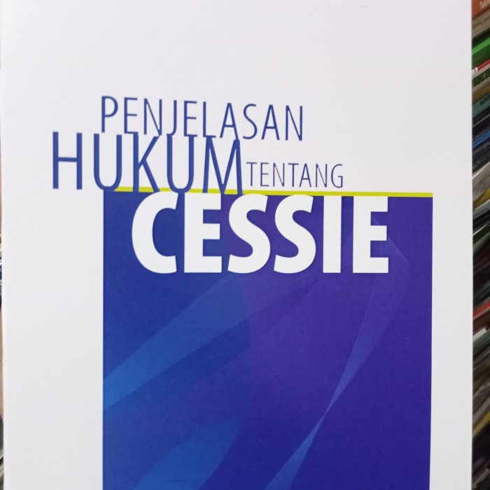 

Terlaris Buku Penjelasan Hukum Tentang Cessie