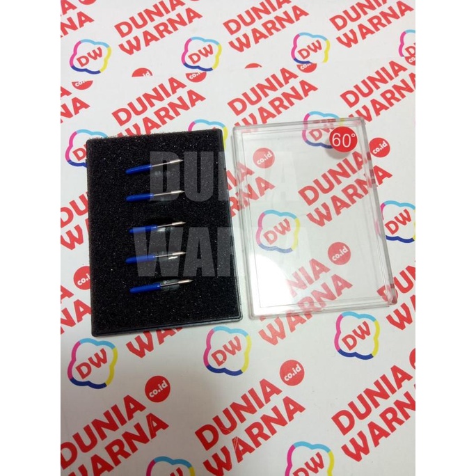 

((((()paling dicari] Mata Pisau Cutting GRAPHTEC 60 Derajat Isi 5 Pcs/Box CE 6000 CB 09