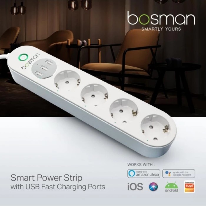 Smart Power Strip - Colokan Stopkontantak Smart Wifi